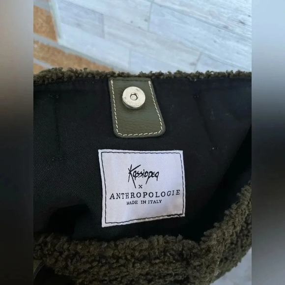 Kassiopea x Anthropologie Maxi Tote Bag olive green - Picture 7 of 9